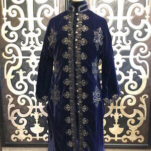 Zara Women Velvet Long Sleeve Robe Size S